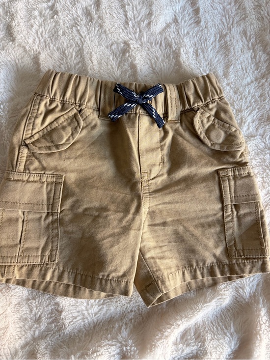 Ralph Lauren Other - Ralph Lauren Tan Cargo Shorts with Navy Drawstring